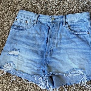 PacSun ultra high rise vintage shorts.